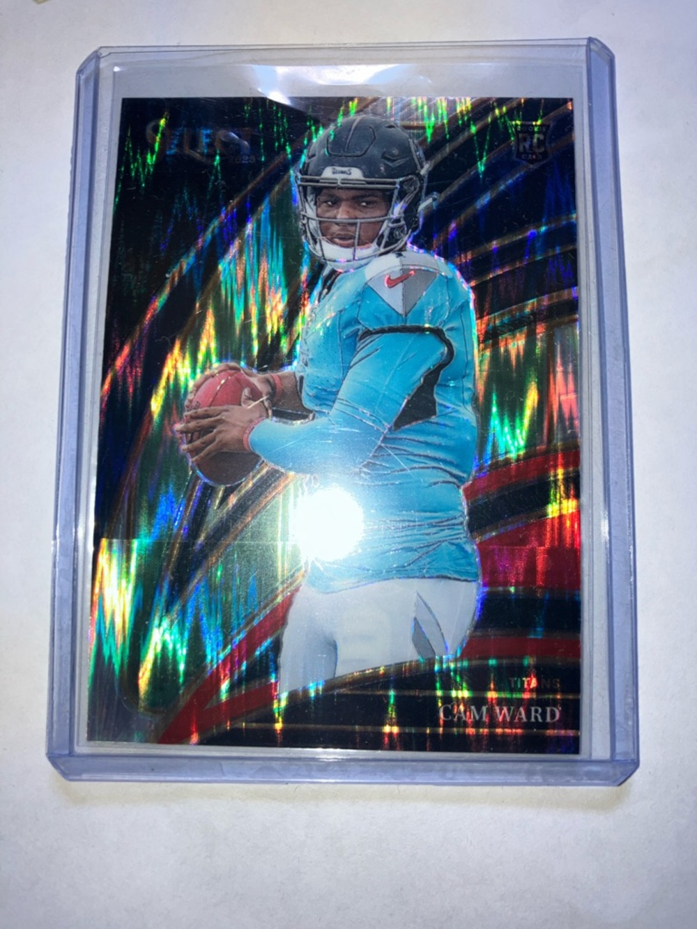 2025 Select Cam Ward Tennessee Titans Prizm Rookie Card RC